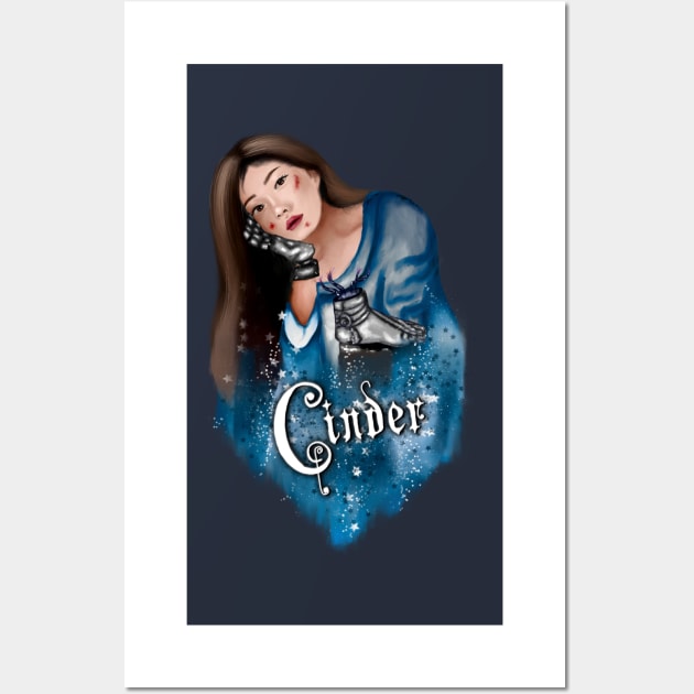 Cinder (the Lunar Chronicles) Wall Art by Imaginelouisa